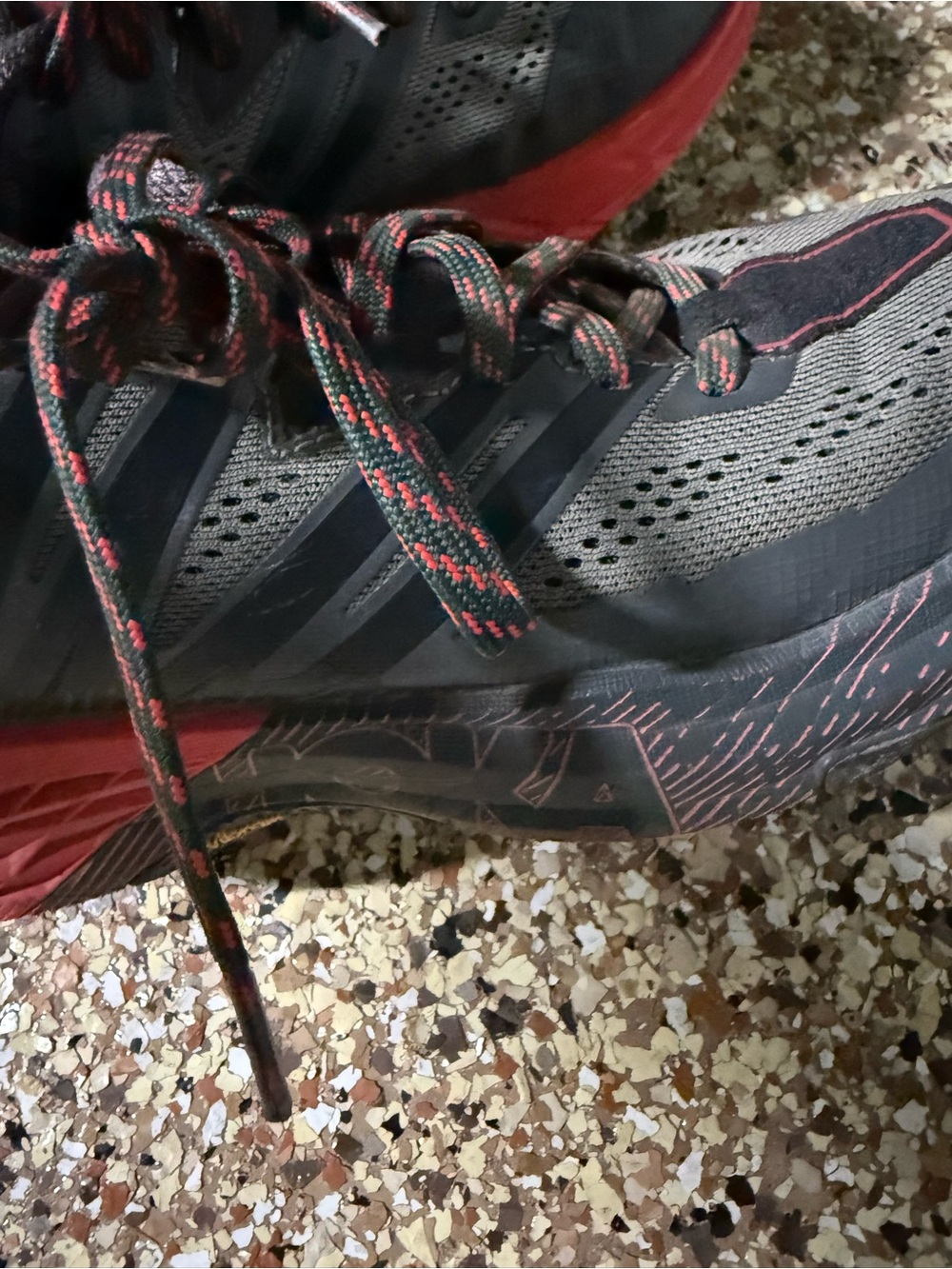 Hoka One One red bottoms Running Shoes women’s size 6.5